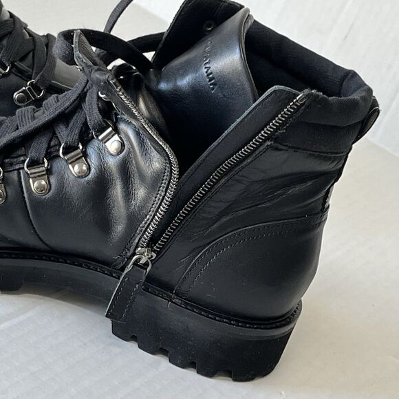 AQUATALIA MENS GUSTAVO ZIP COMBAT BOOTS MADE IN ITALY LEATHER ANKLE BOOTS 11.5 - Picture 13 of 16
